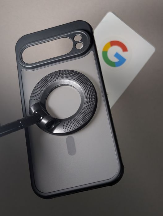 Чохол з магнітним кругом МАГСЕЙВ для Google Pixel 9 Pro XL Чорний