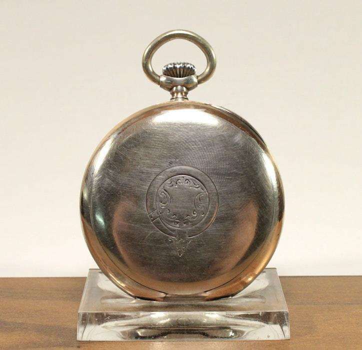 Relogio de bolso Longines em Prata 1903 Grand Prix