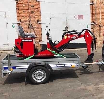 Minikoparka / Mikrokoparka 450kg - wynajem