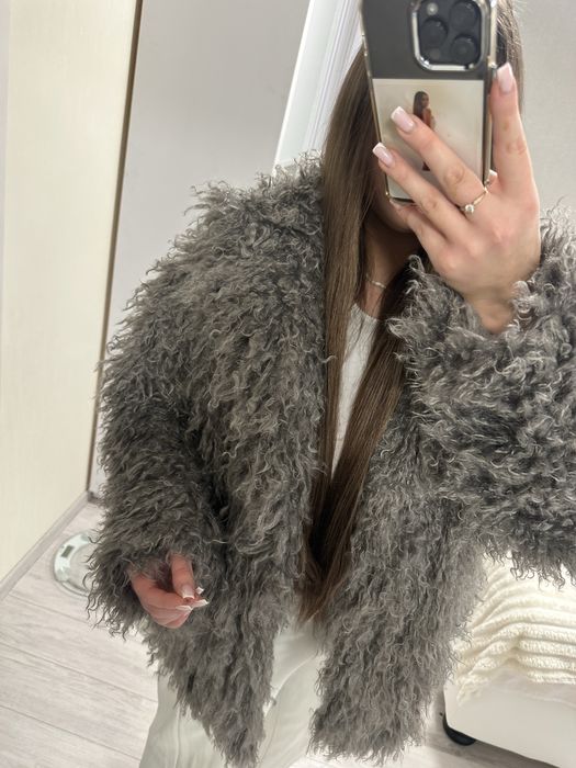 Трендова шубка ЛАМУ ТЕПЛА