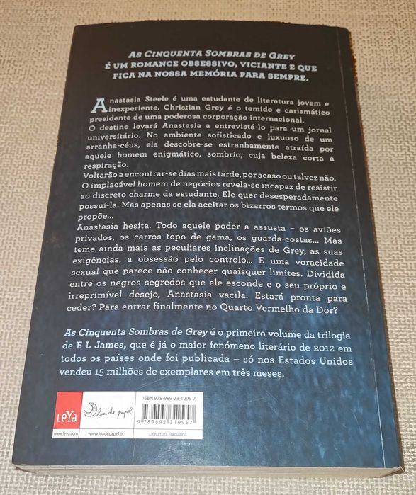 As Cinquenta Sombras de Grey de E L James