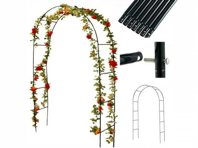 Pergola Ogrodowa ŁUKOWA 240 cm Mocna Nowa KOTWY GRATIS! WYSYŁKA 24H!