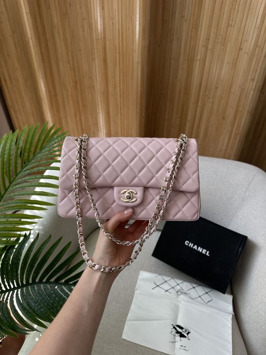 Сумка Chanel Classic 2.55 Medium Double Flap in Pink