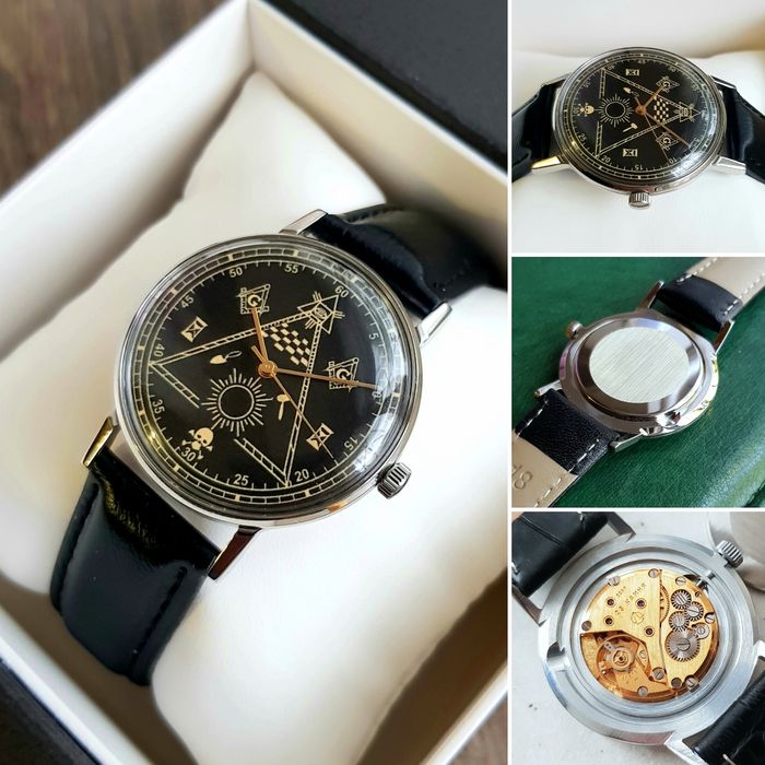 Годинник Луч Полет Масоны Механика СССР Калибр 2209 23 рубиновых камня