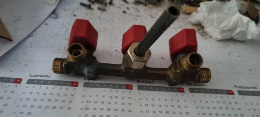 Zawory gazowe camper kemping