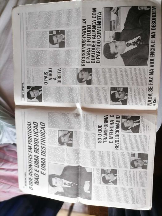 Jornal A RUA nº 1 Editado em 8 de Abril 1976 Director Manuel Maria Murias