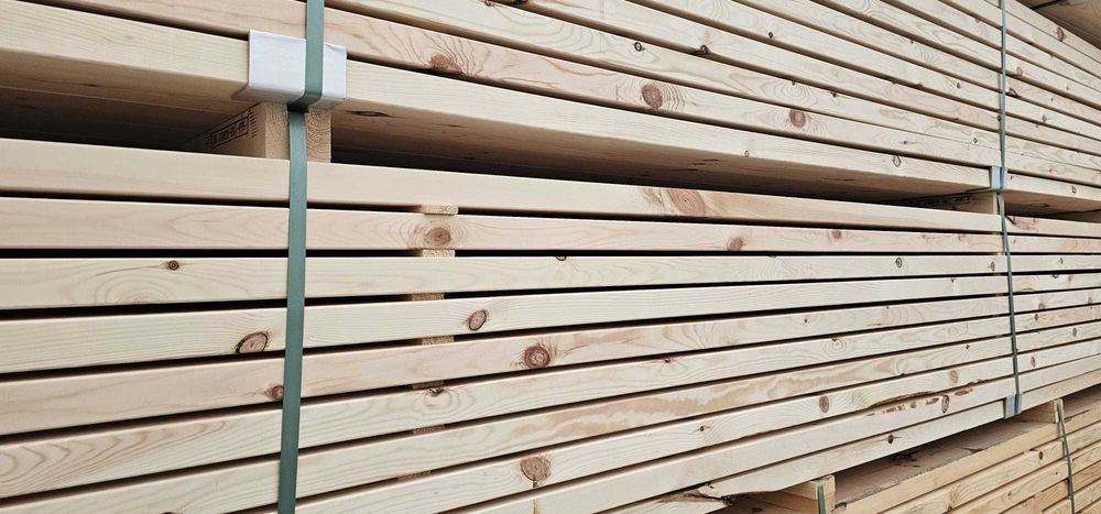 Drewno konstrukcyjne C14/C16 sosnowe 45x145