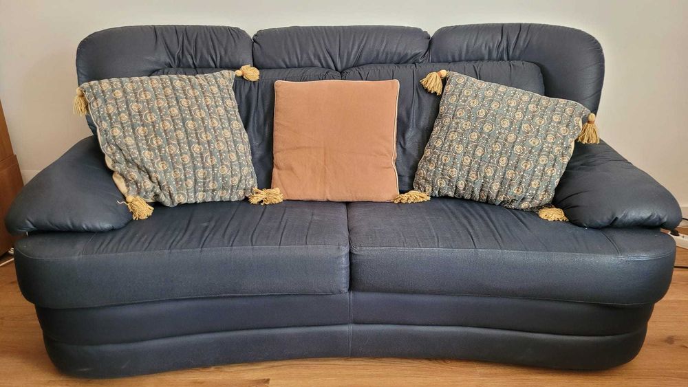 Sofás confortáveis azuis