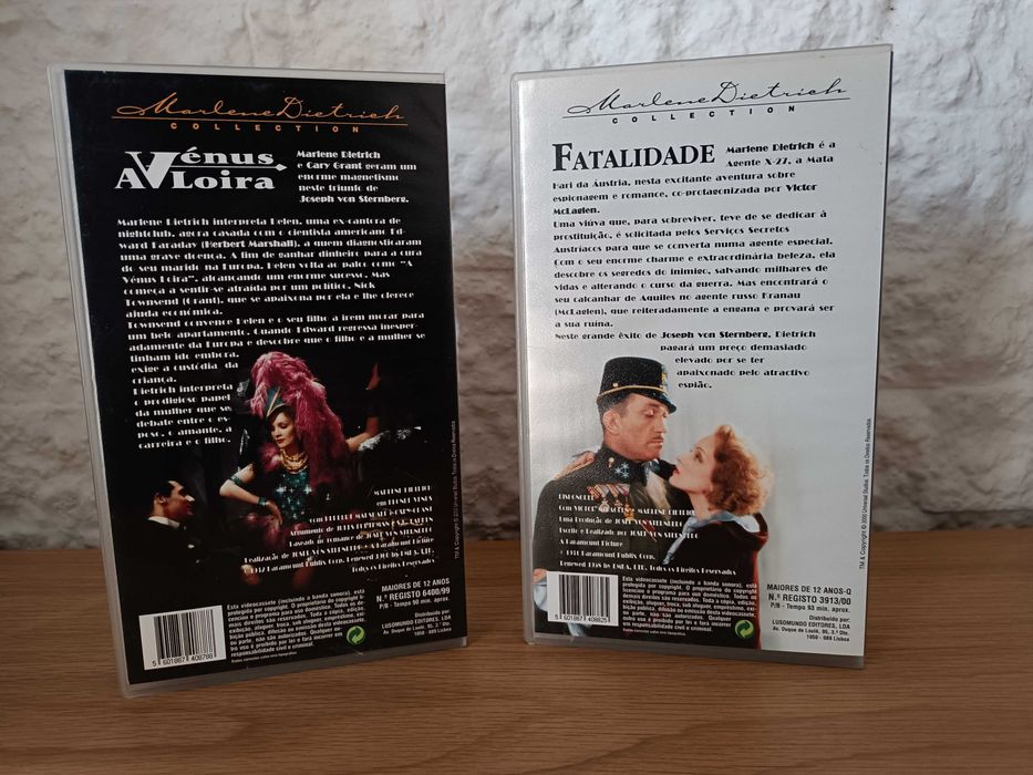 Filmes VHS  - Marlene Dietrich