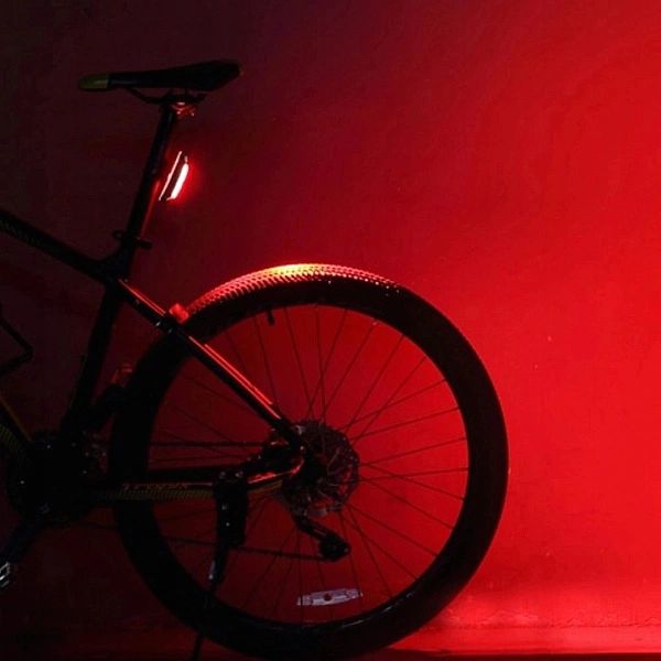 Lampka rowerowa tylna Rockbros A54BK - czarna