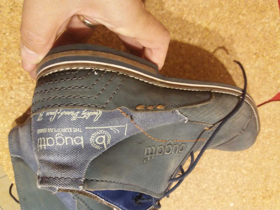 Sztyblety wiązane Bugatti 43