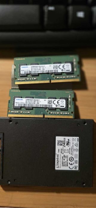 Laptop Asus n580v, 2x4GB RAM Samsung, 240GB SSD Kingston