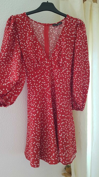 Vestido Vermelho Corações