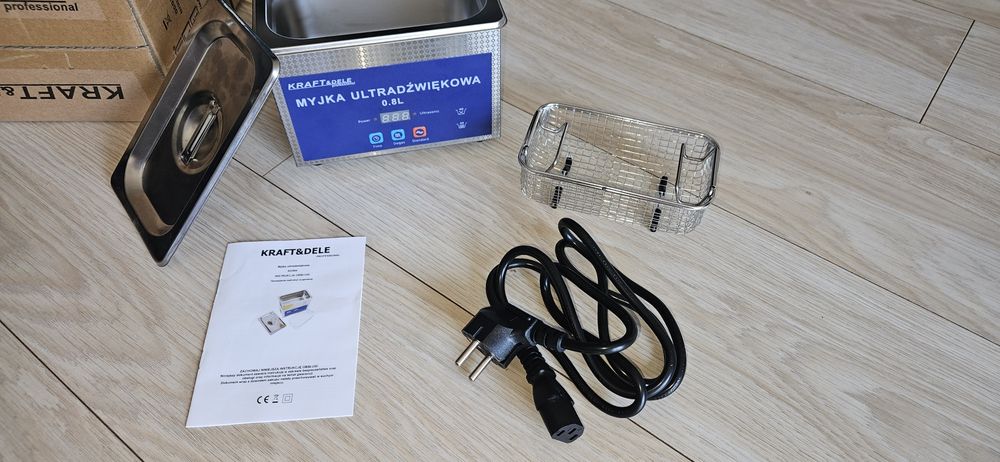 Myjka ultradzwiekowa 0.8l kraft&dele