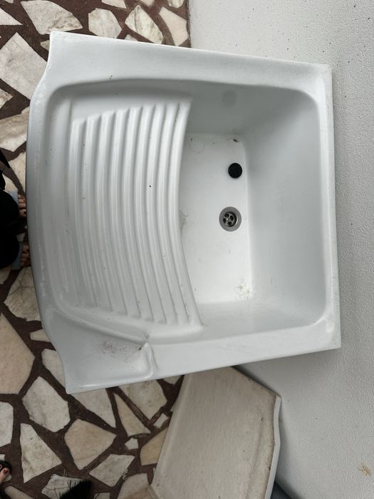 Tanque roupa em plastico - usado