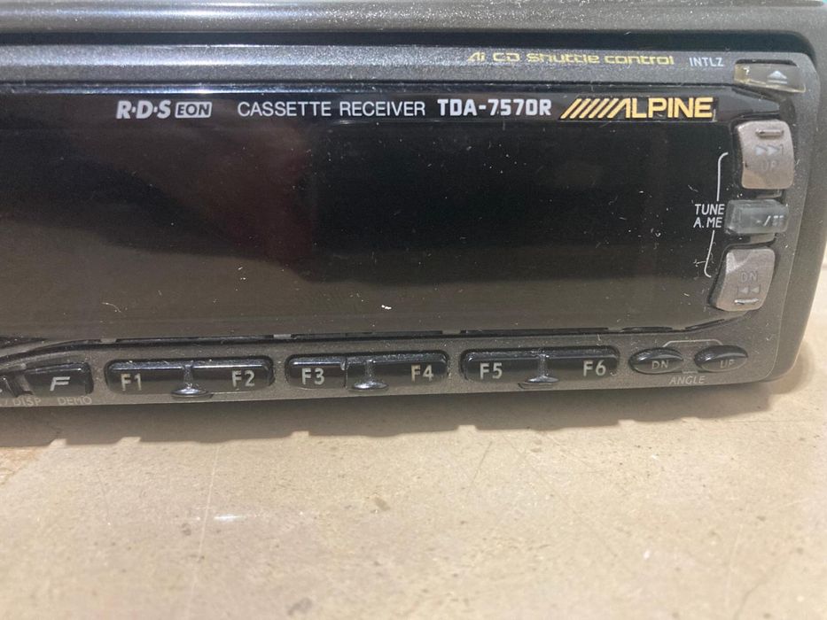 radio com caixa de cds alpine tda 7570 r