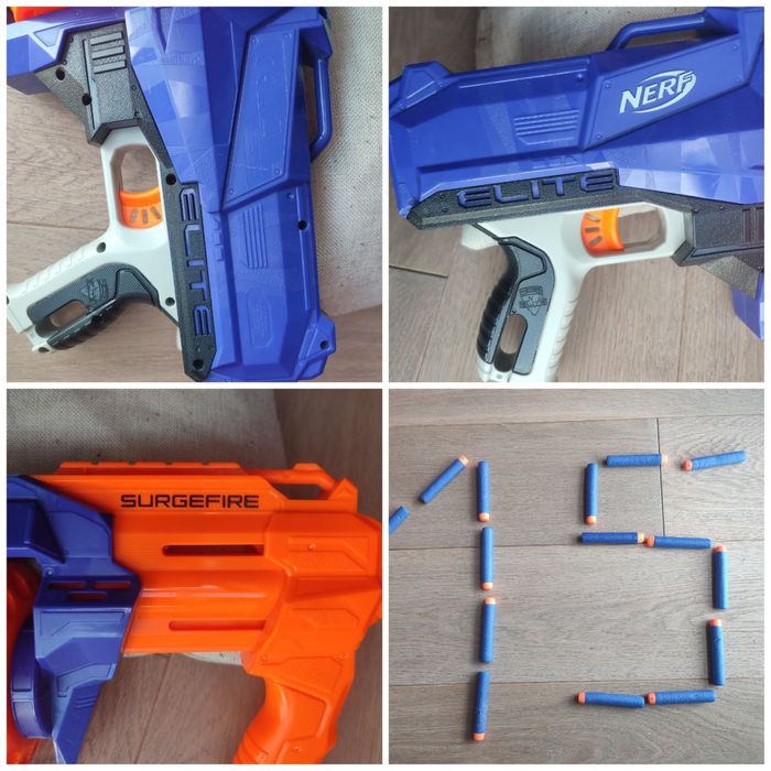 Бластер Nerf Elite Surgefire бойовий, велика ємність