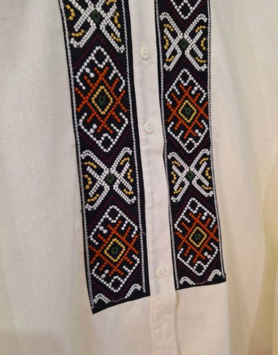 Чоловіча вишиванка на гудзиках М/Л