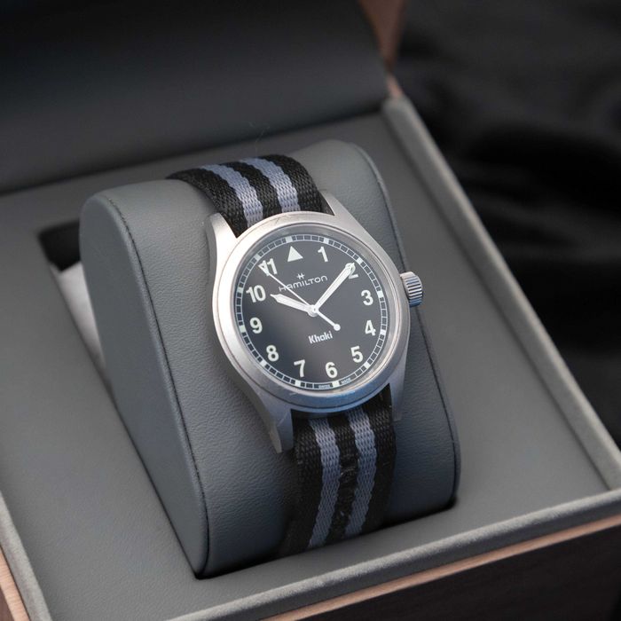 Hamilton Khaki Field | Conjunto Completo | 2025 | Garantia até 2027