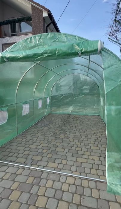 ПОЛЬСЬКА теплиця парник з плівкою і вікнами. Теплица. Пленка. Плівка