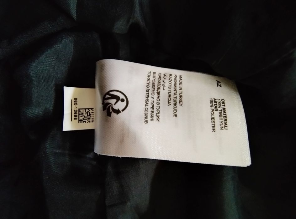 Wełniana granatowa spódnica Marco Polo.Rozm.S.Mini.