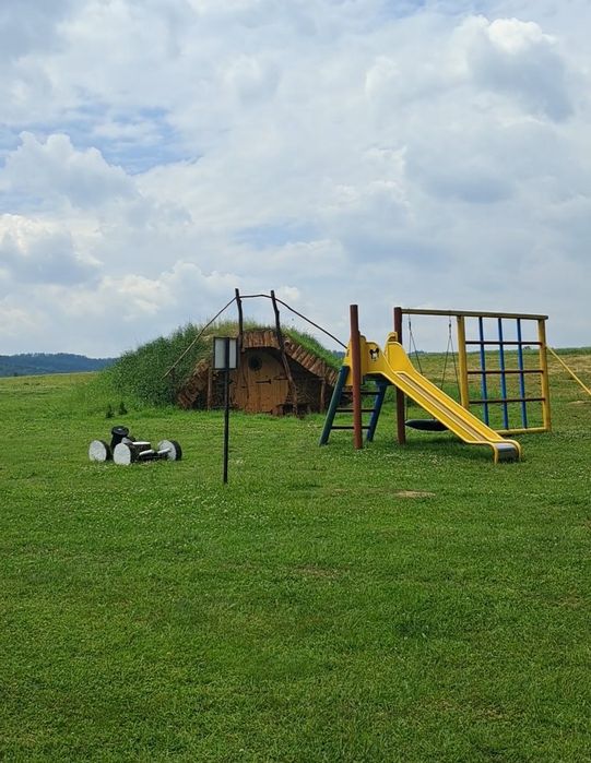 Domek Domki Sauna Ognisty Kocioł SPA  Beczka Alpaki Konie