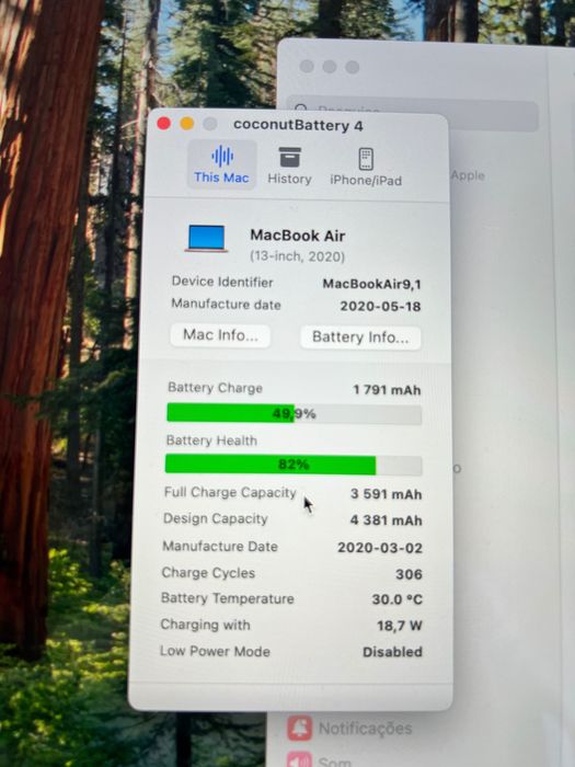 Macbook Air i5 (2020) Impecável