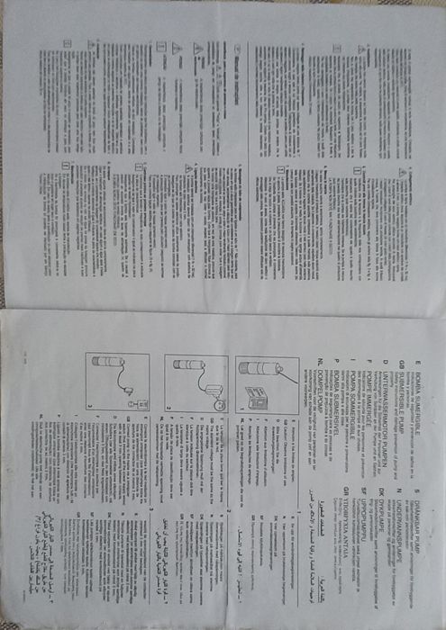 Bomba de água submersível