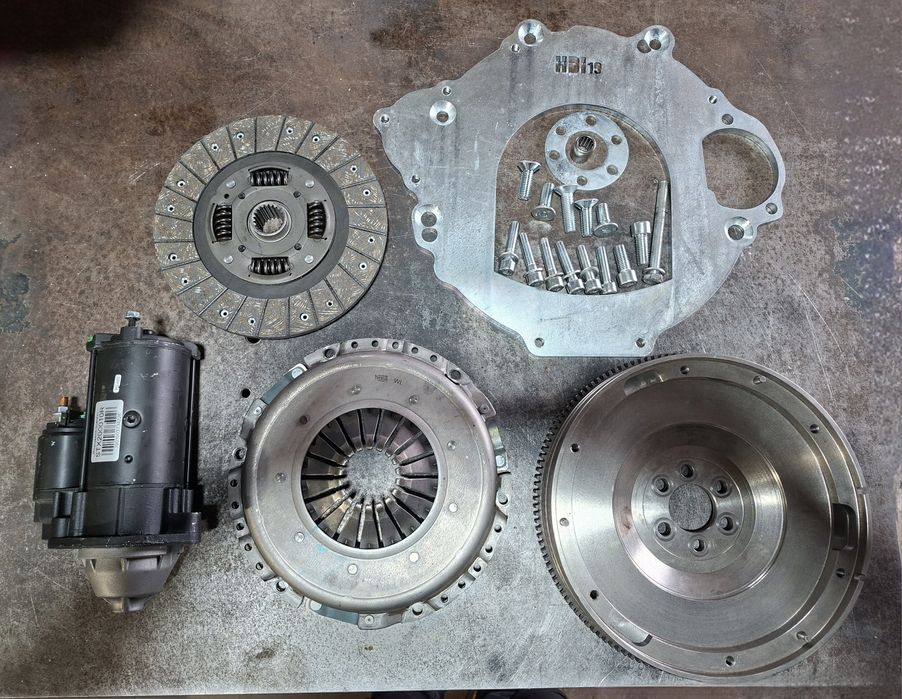 Adapter flansza kryza silnik 1.9tdi skrzynia Grand Vitara HDI zmota komplet ze sprzęgłem