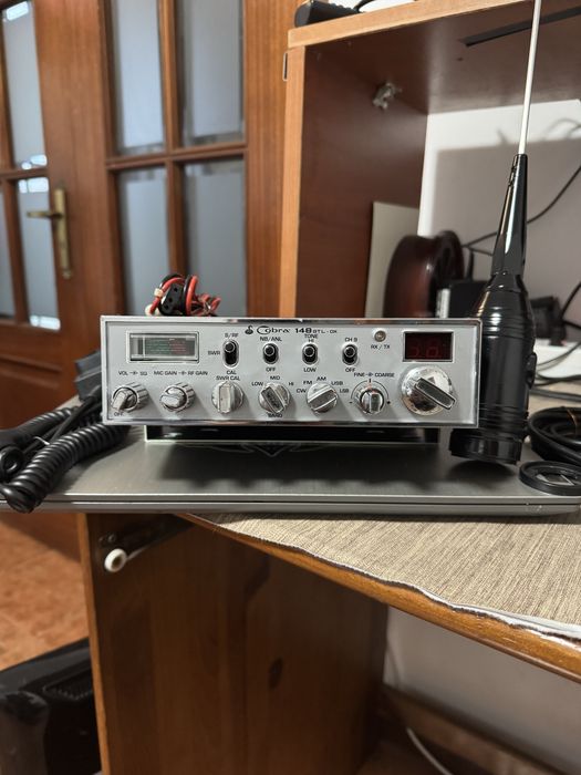 Radio cb cobra 148 gtl dx mais antena santiago 1200