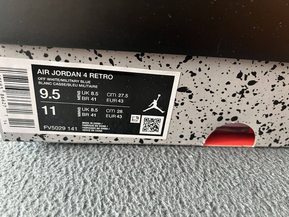 Jordan 4 military blue
