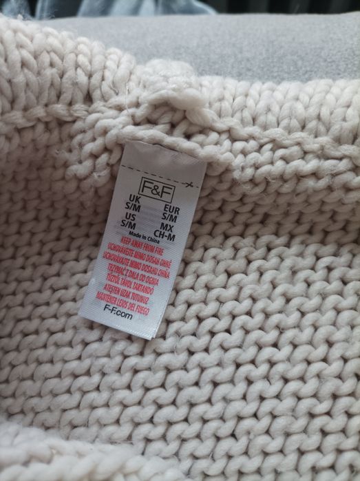 Poncho F&F, rozmiar S/M