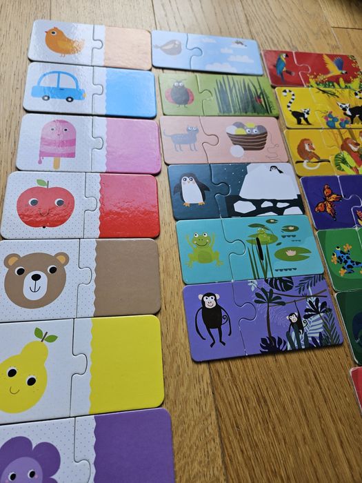 Puzzle duo dwie części rok dwa trzy lata Kapitan Nauka Czuczu