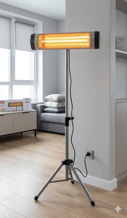 Обігрівач інфрачервоний ERGO HI 2025 SS. УФО. Инфракрасный обогреватель