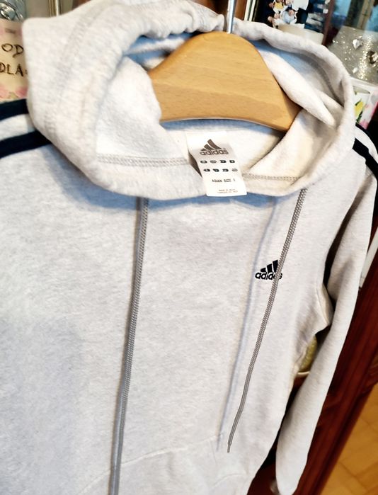 Bluza Adidas z kapturem szara, S. Odbiór osobisty