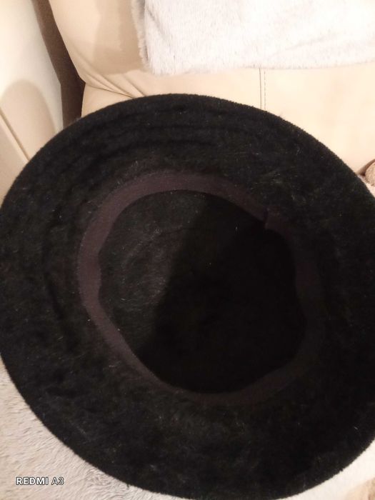 Kapelusz, czapka, ANGORA, czarny