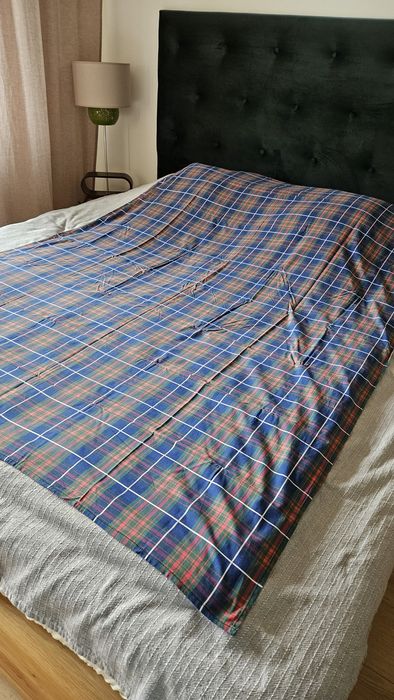 Obrus w kratę 135 x 180 cm