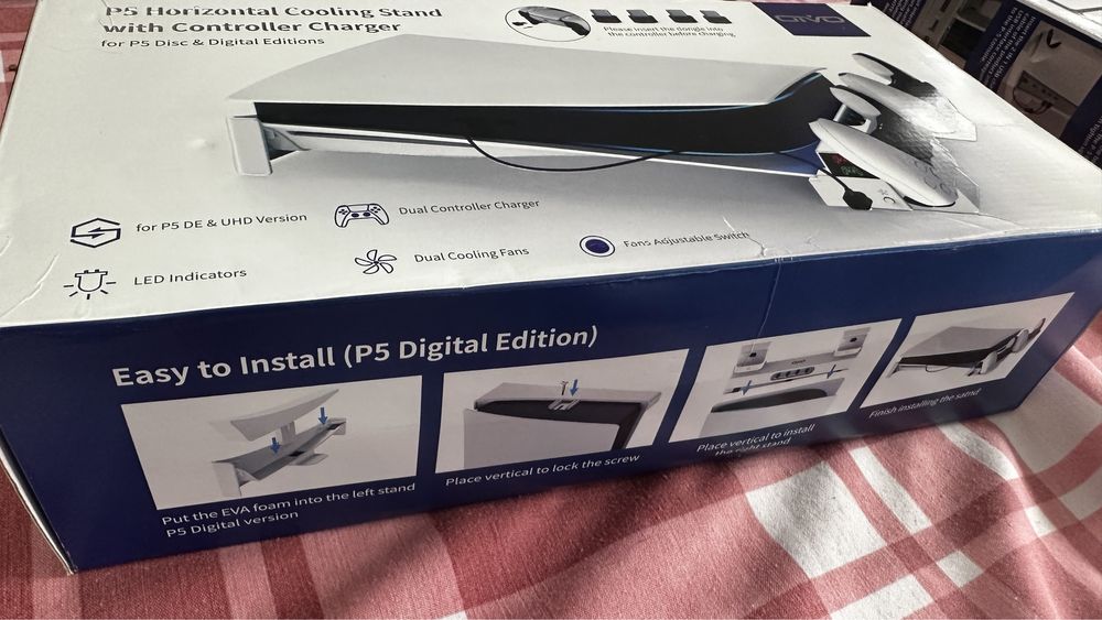 PS5 Dock Station charger horizontal