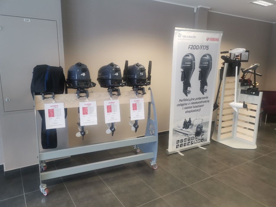 YAMAHA silnik zaburtowy F6CMHS NOWY! 6km