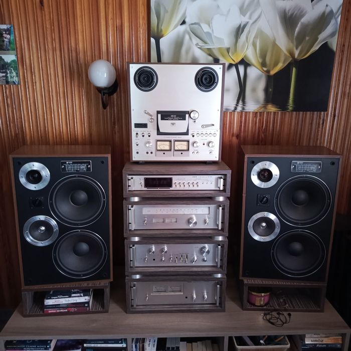 Magnetofon szpulowy AkaiGX-630D vintage Technics Pioneer denon