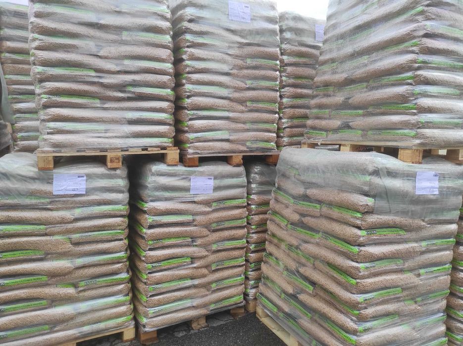 Pellet sosnowy ENVUN certyfikat A1 EN PLUS DIN