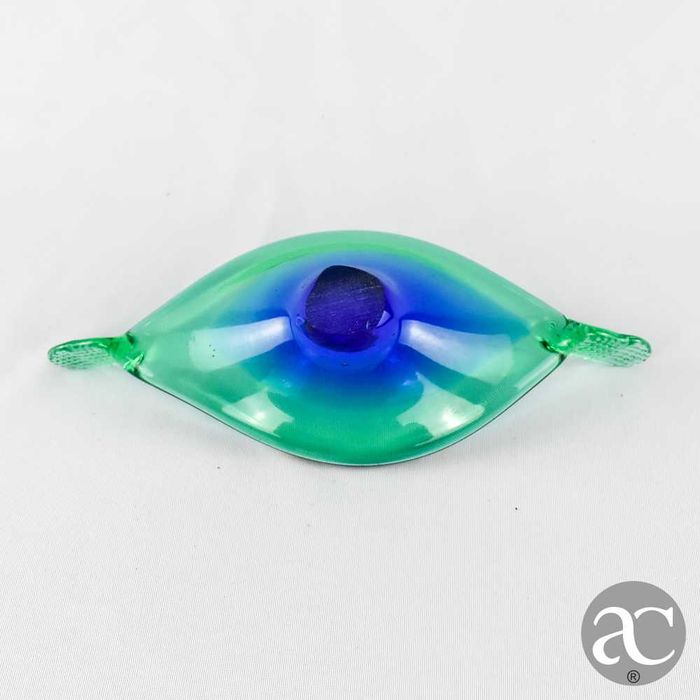 Taça e rebuçados em vidro de Murano