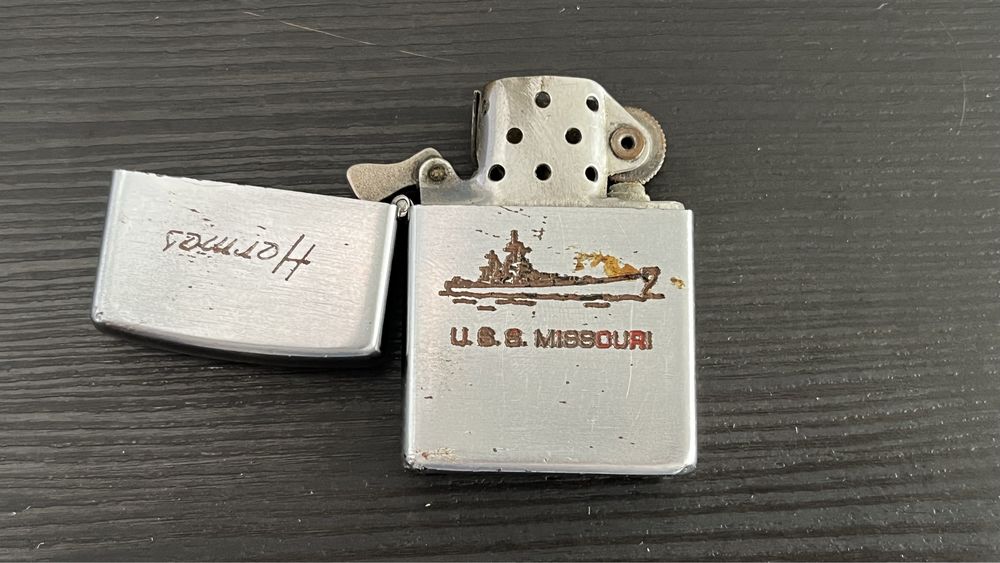 RARO_isqueiro zippo USS Missouri