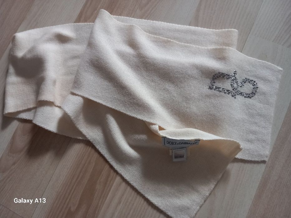 Dolce & Gabbana oryginalny szalik damski welna
