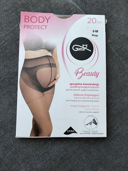 Rajstopy ciążowe gatta body protect beauty 3 M beige 20 den