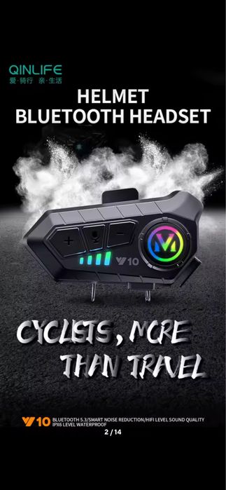 Intercomunicador para capacete de moto