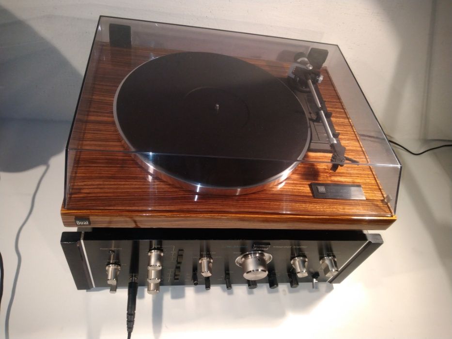 Gramofon Dual CS 455 Silver."palisander"