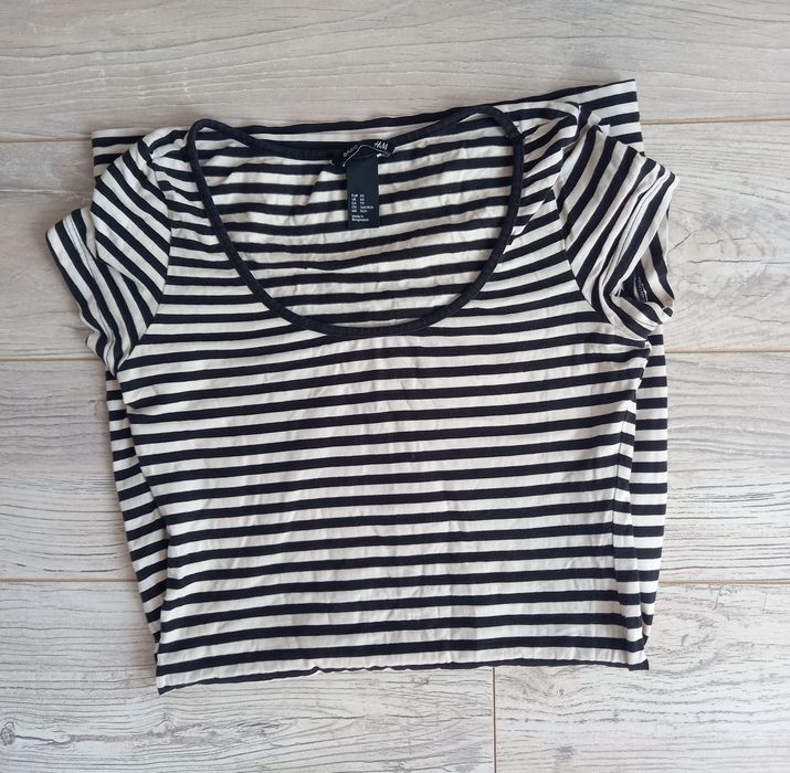 Sukienka paski mini lato h&m stan bardzo dobry S obcisła dopasowana