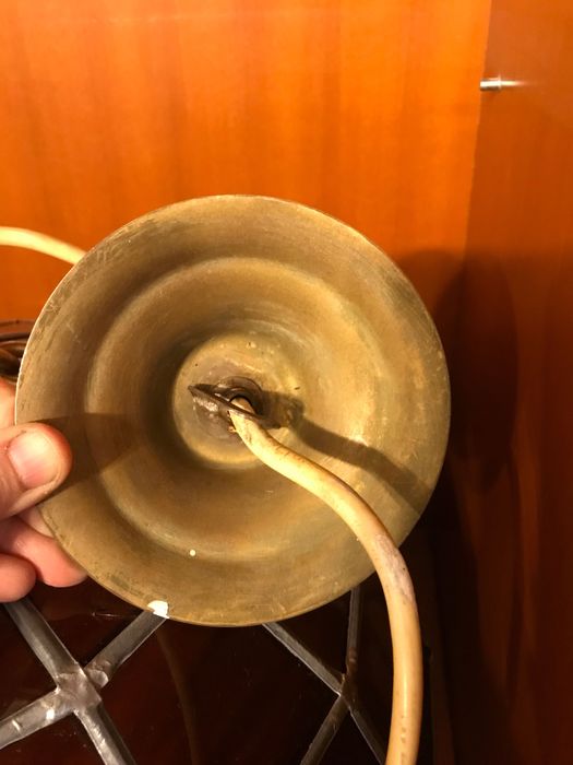 Lampa witrażowa vintage