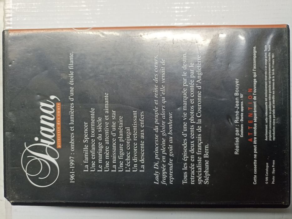 Cassete VHS DIANA